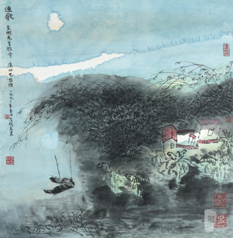    李銳文 山水